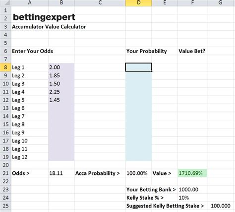 calculate accumulator odds